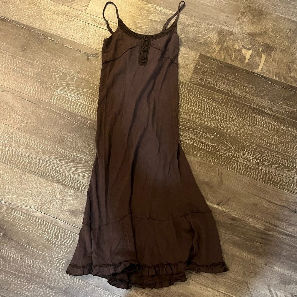 UNIF brown rhizome dress - Picture 1 of 3
